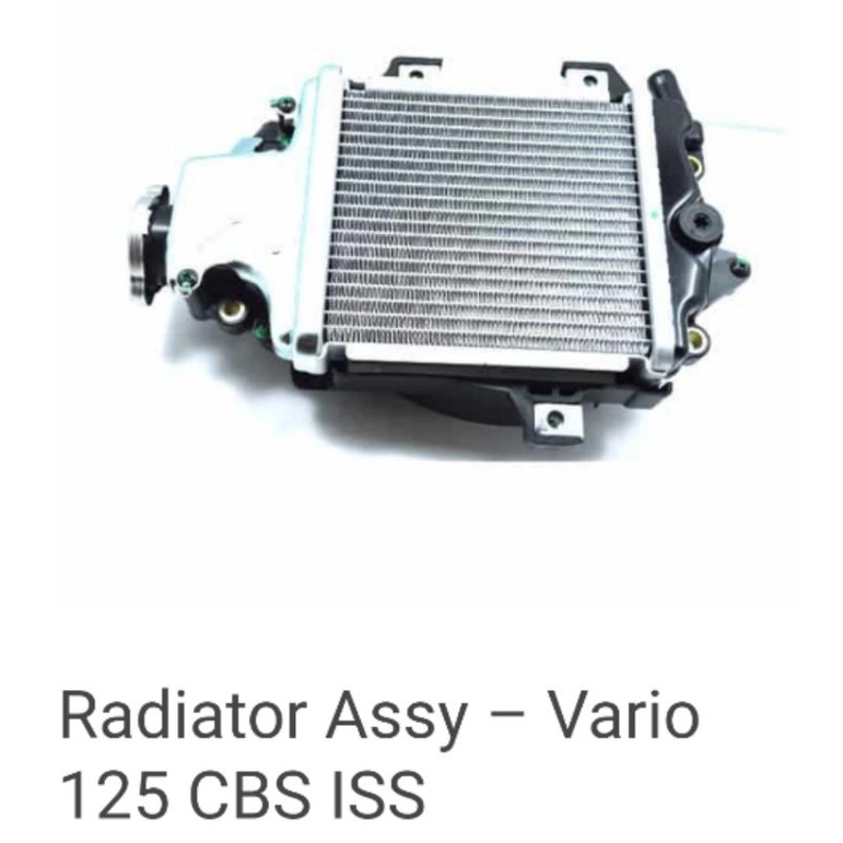 Radiator Vario techno125 Fi CBS ISS 19100-KZR-602 Original Honda Genuien Parts AHM