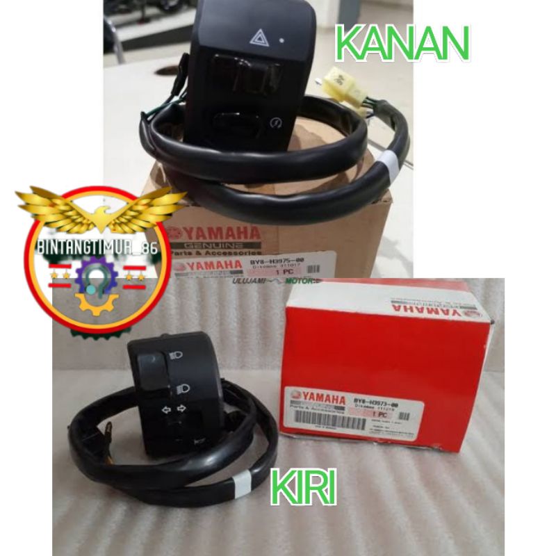 Saklar switch handle kanan atau kiri X-Ride 125 original yamaha BY8