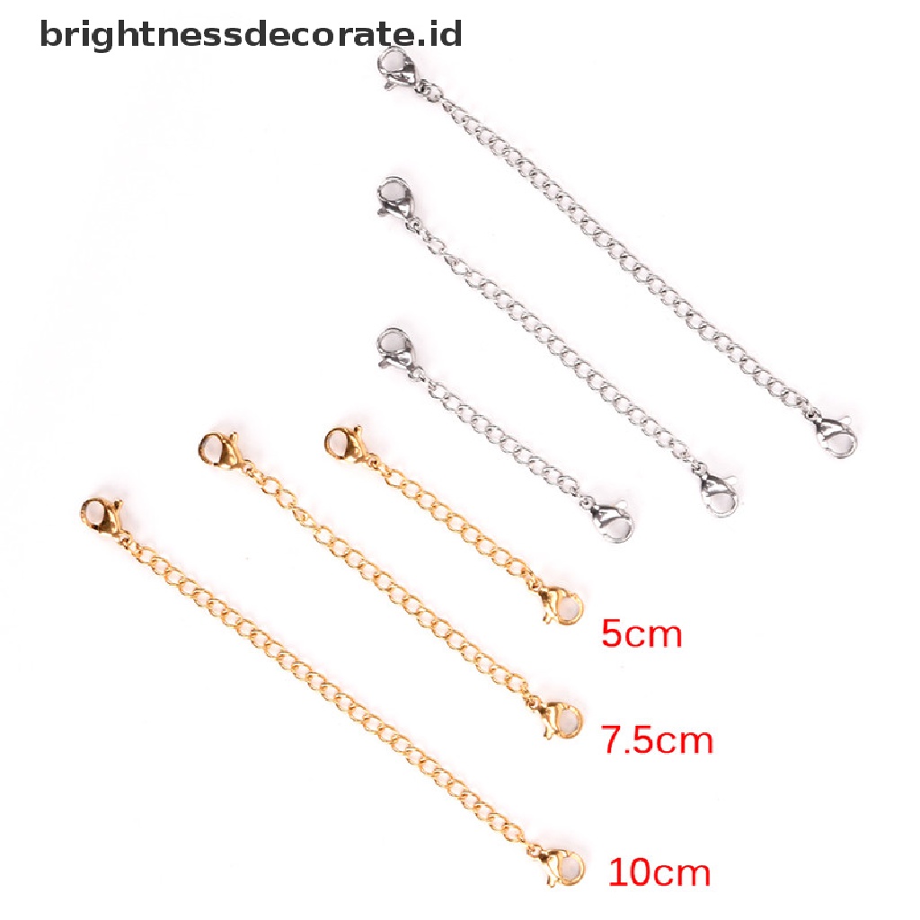 [Birth] Extension Chains Extender Tail Kaitan Kalung Gelang Anting Membuat Perhiasan [ID]