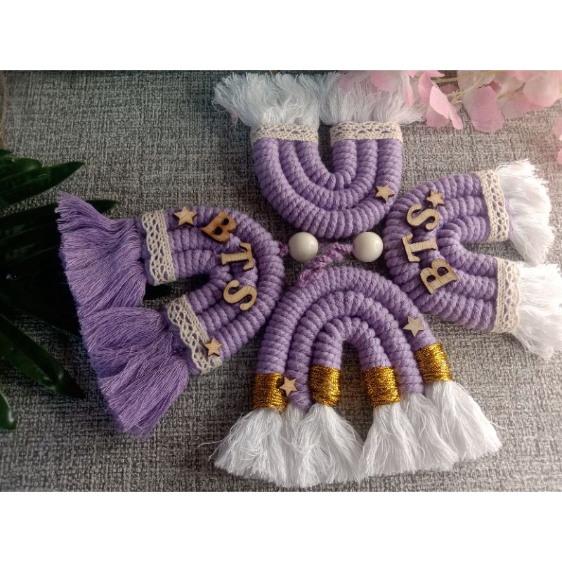 MACRAME KEYCHAIN BTS / KEYCHAIN BTS