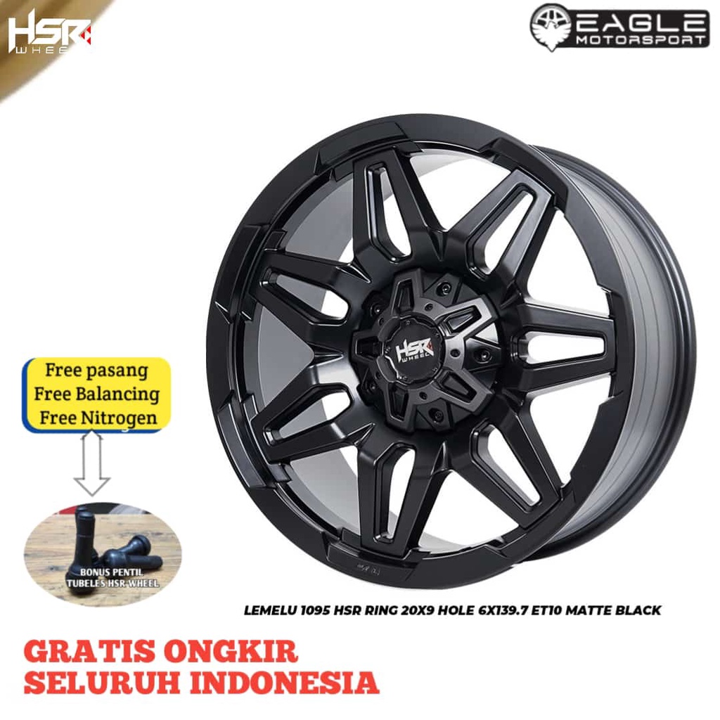 VELG MOBIL PAJERO SPORT R20 RING 20 PELEK ORIGINAL HSR LEMELU