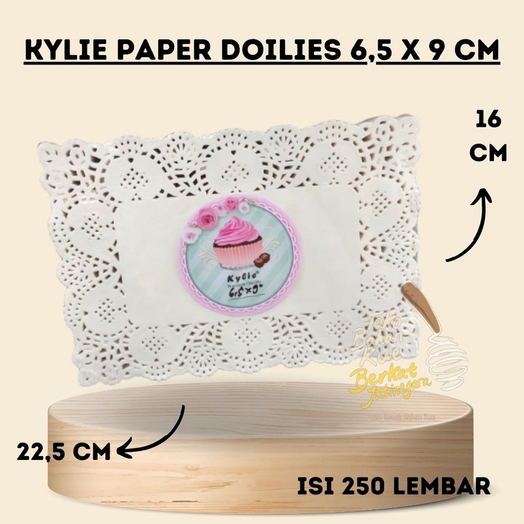 KYLIE PAPER DOILIES / PAPER DOILIES WHITE/ ALAS KUE