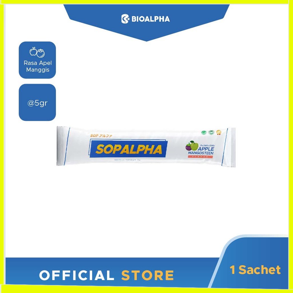 SOPALPHA - Rasa Apel Manggis 1 Sachet CHOCOFUN MEDAN