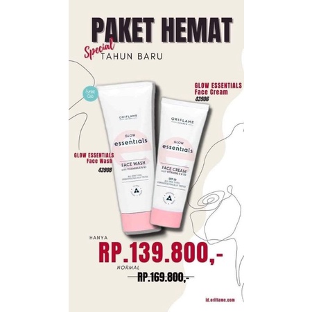 Paket hemat oriflem wajah glow