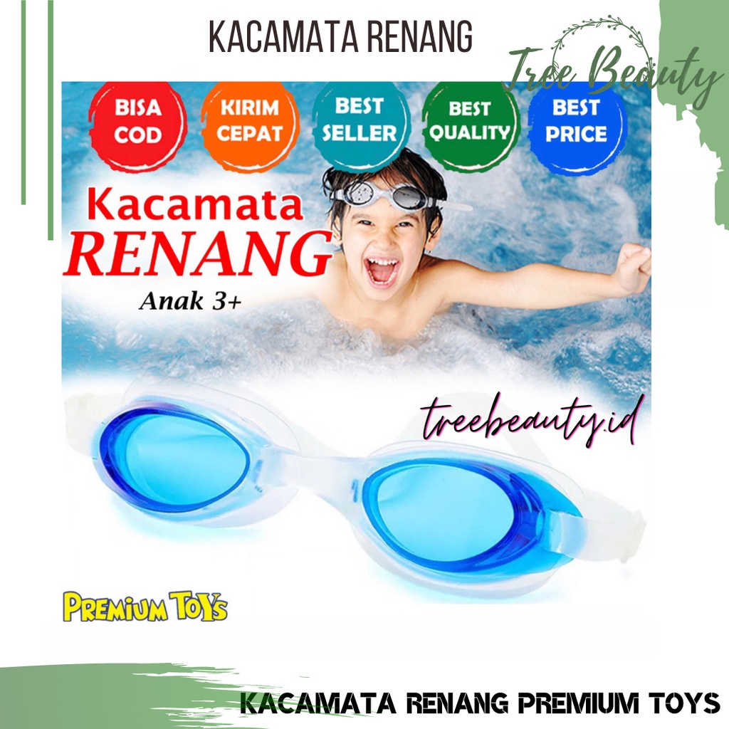 Kacamata renang anak Dewasa Remaja ANTI FOG &amp; UV PROTECTION