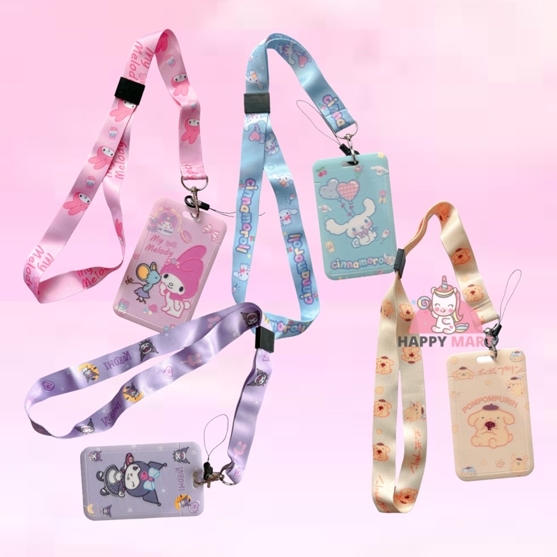 

LANYARD Card Holder Name tag / kuromi / cinamonroll / melody