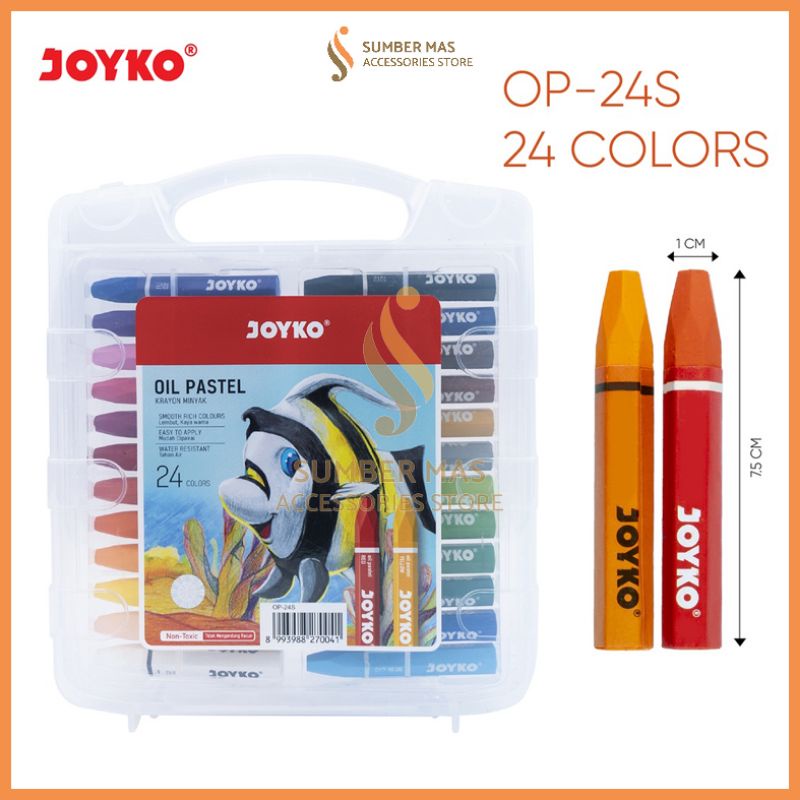 

OIL PASTEL/CRAYON JOYKO 24 WARNA |315 80-24