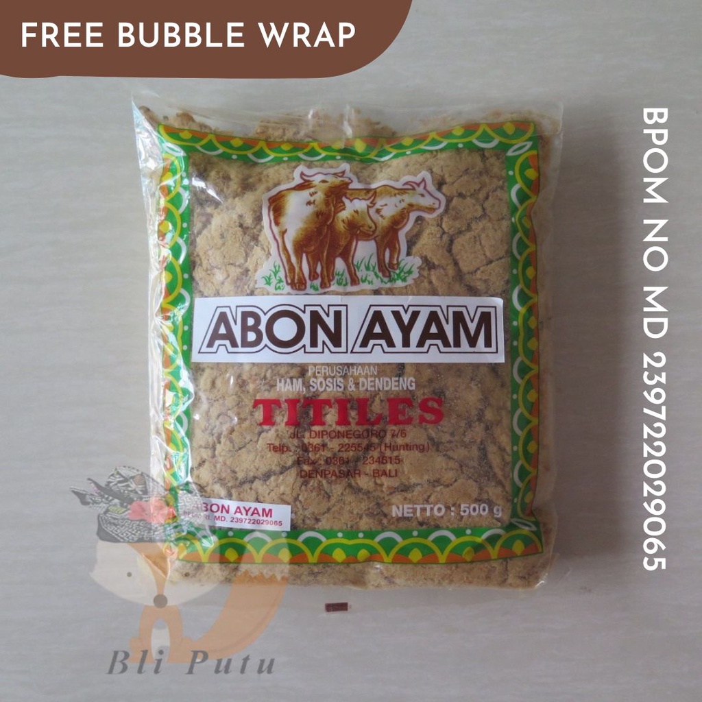 

Abon Ayam Titiles - 500gr