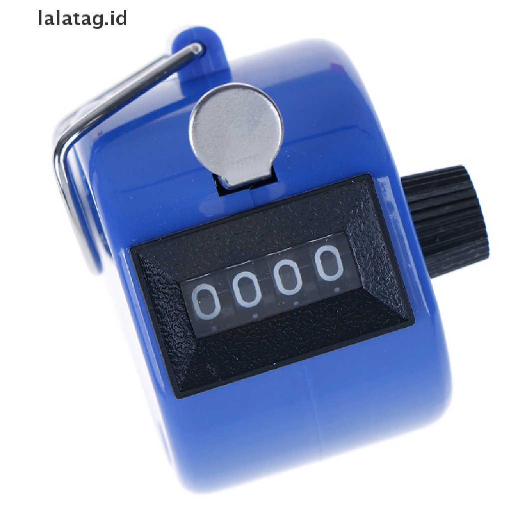 [lalatag] 1pc 4digi Number Manual Tally Counter Penghitung Latihan Clicker Golf Digital [ID]