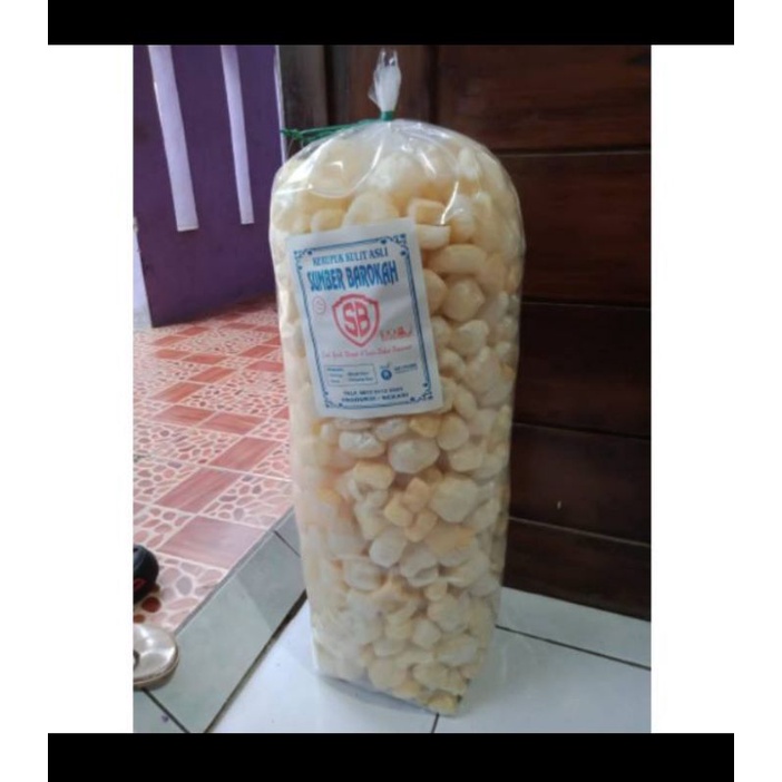 Kerupuk Kulit Sapi Asli Matang 1kg Original Tanpa Bumbu Khusus