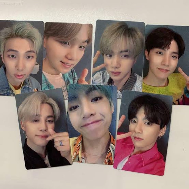 OFFICIAL FAKE LOVE LIGHTS LIGHT JAPAN PHOTOCARDS BTS RM NAMJOON JIN SEOKJIN YOONGI SUGA JIMIN TAE V 