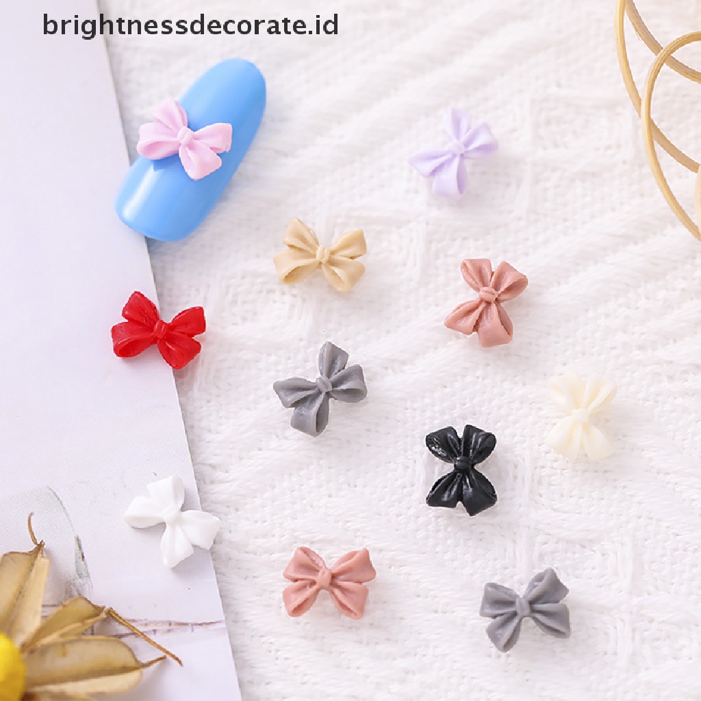 [Birth] Hot sale Bow knot Nail Art Dekorasi Rhinestones Manicure Aksesoris Alat [ID]