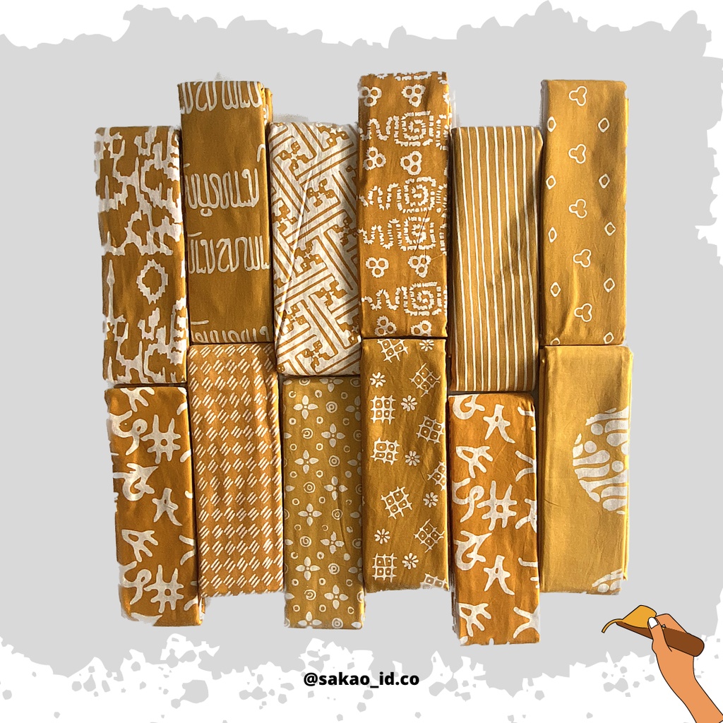 KAIN DAN SARUNG BATIK AESTHETIC EDISI KUNING // BATIK TASIKMALAYA