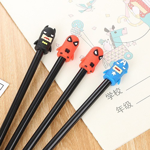 6pcs Pena Pen Pulpen Gel Set Tinta Cair Super Hero GM-ST0145