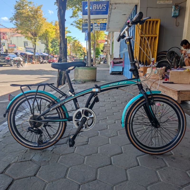 Interbike Sepeda Lipat Folding Bekas / Second 20"