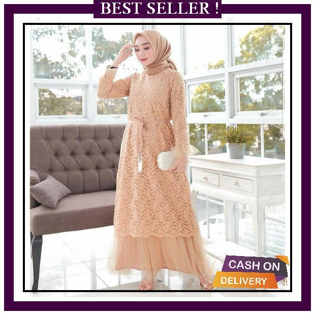 Gamis Remaja Pesta Mewah Kekinian Premium Jumbo Syari Wanita Terbaru 2022 Polos Hitam Putih Simple M