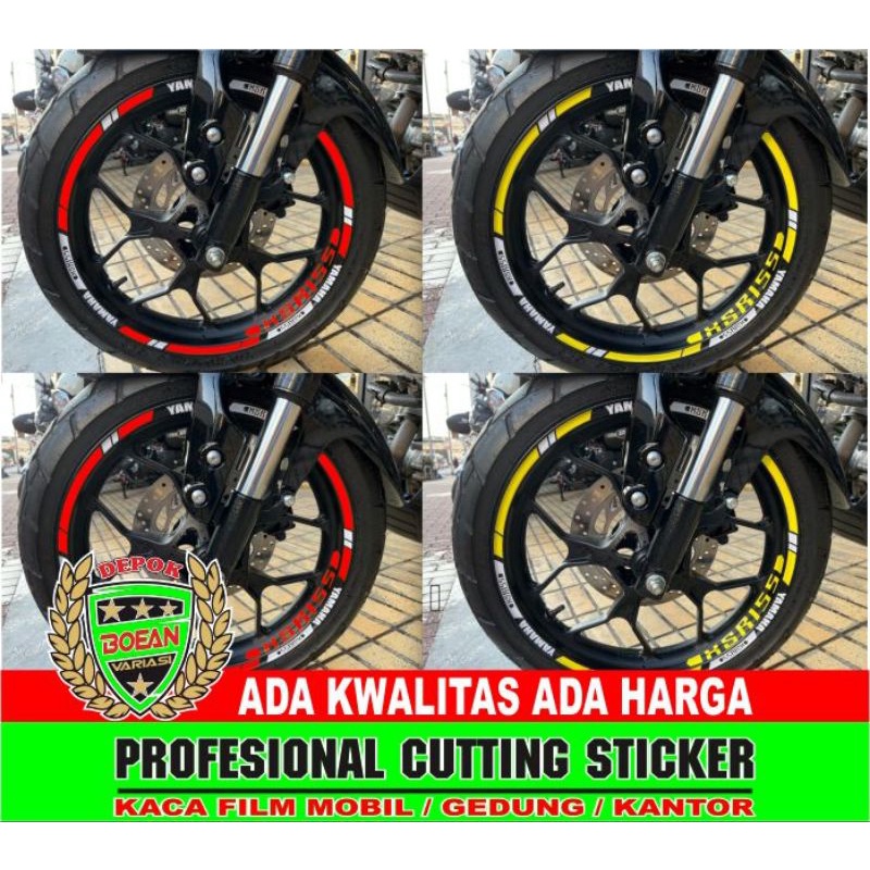 Cutting sticker lis velg yamaha XSR 155 sticker yamaha xsr 155