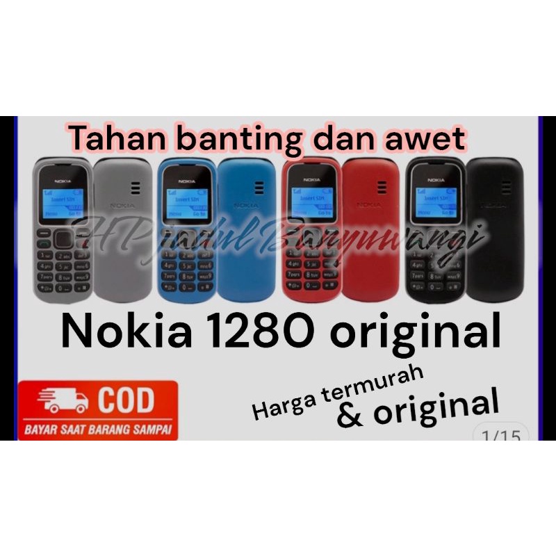Nokia 1280 original HP bandel awet siap pakai