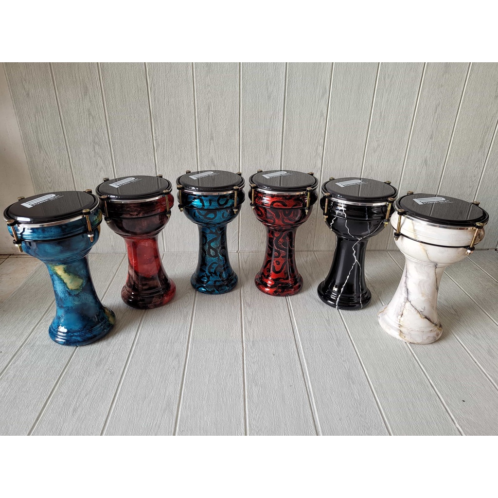 Calti Darbuka Dumbuk Tumbuk Warna Marmer Hitam Ukuran Anak 6 inch Kualitas Terbaik Termurah Produk Lokal Best Seller