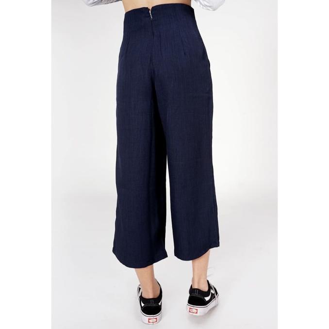 Celana Kulot Wanita / Klaus Navy Cullote Pants 43040L4Na - Logo Jeans