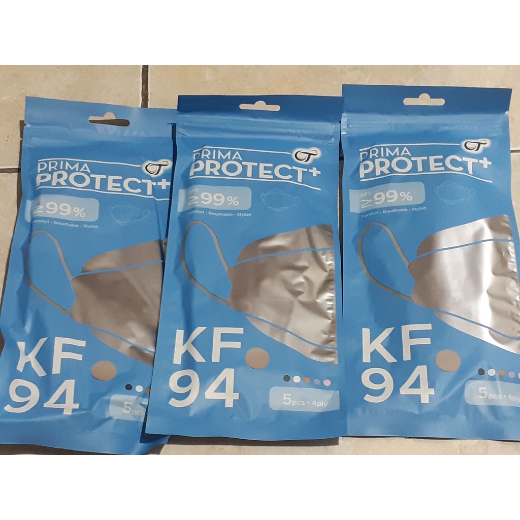 Murah Masker Prima Protect+ KF94 4Ply Evo, 1 pack isi 5 Pcs