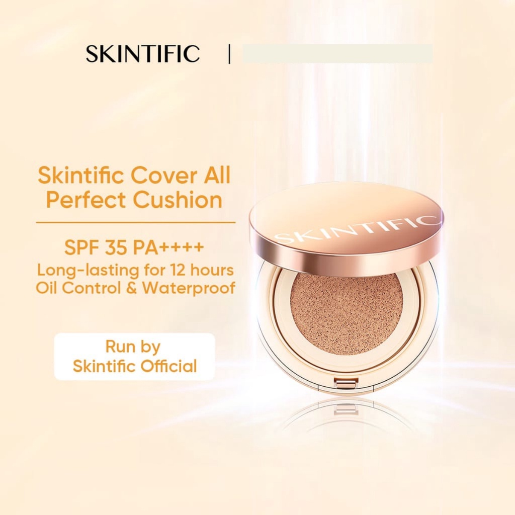 SKINTIFIC Cover All Perfect Cushion SPF 35 PA+++ 11g - Amaze_Kosmetik