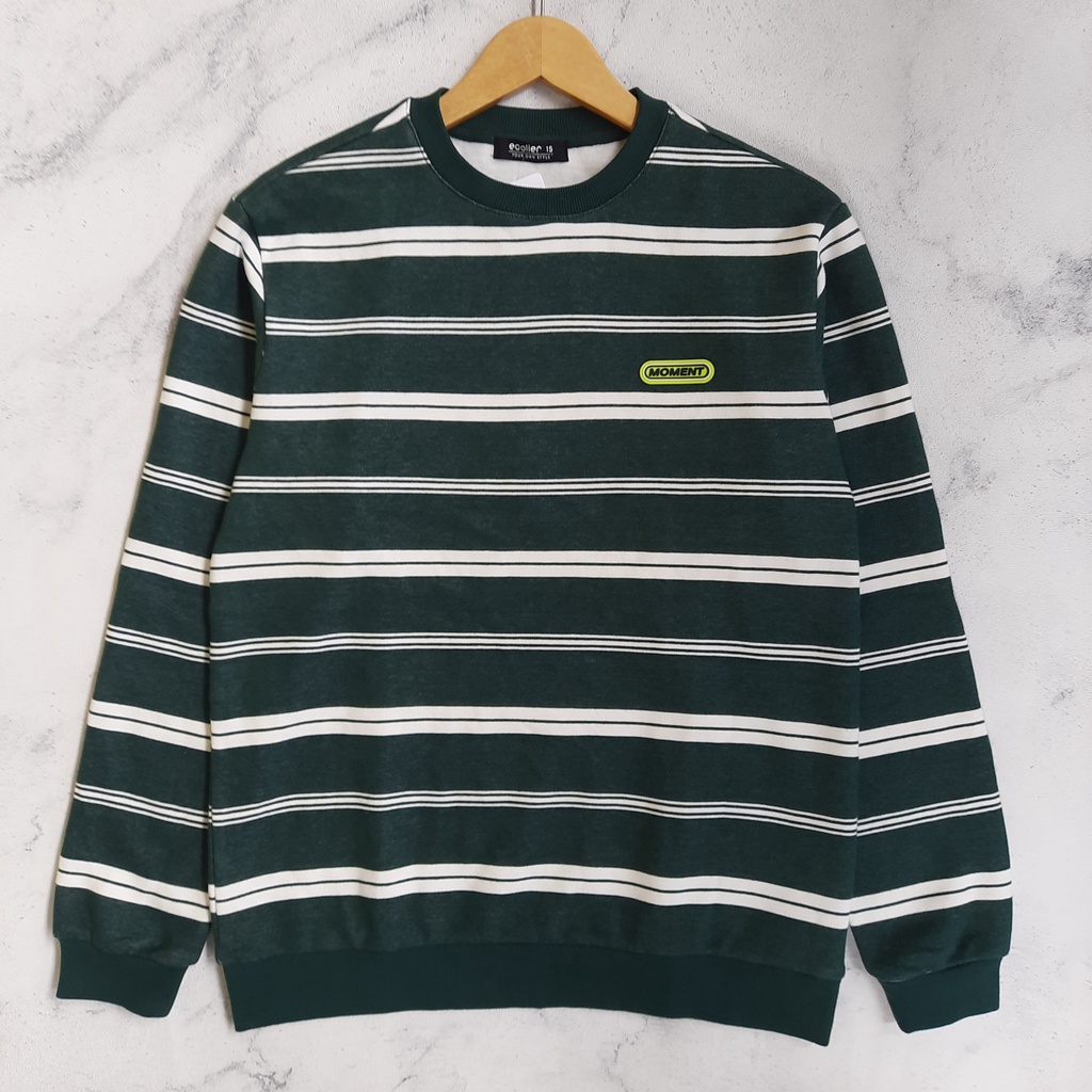 ❌️ SOLD ❌️Striped Crewneck by Ecolier