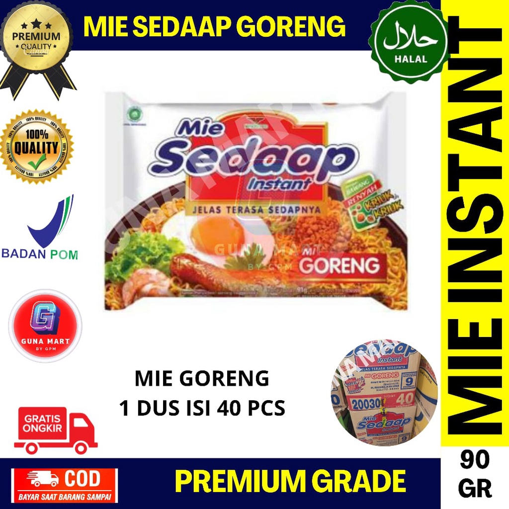 

SEDAAP MIE GORENG PCK 90g ECER MIE INSTANT