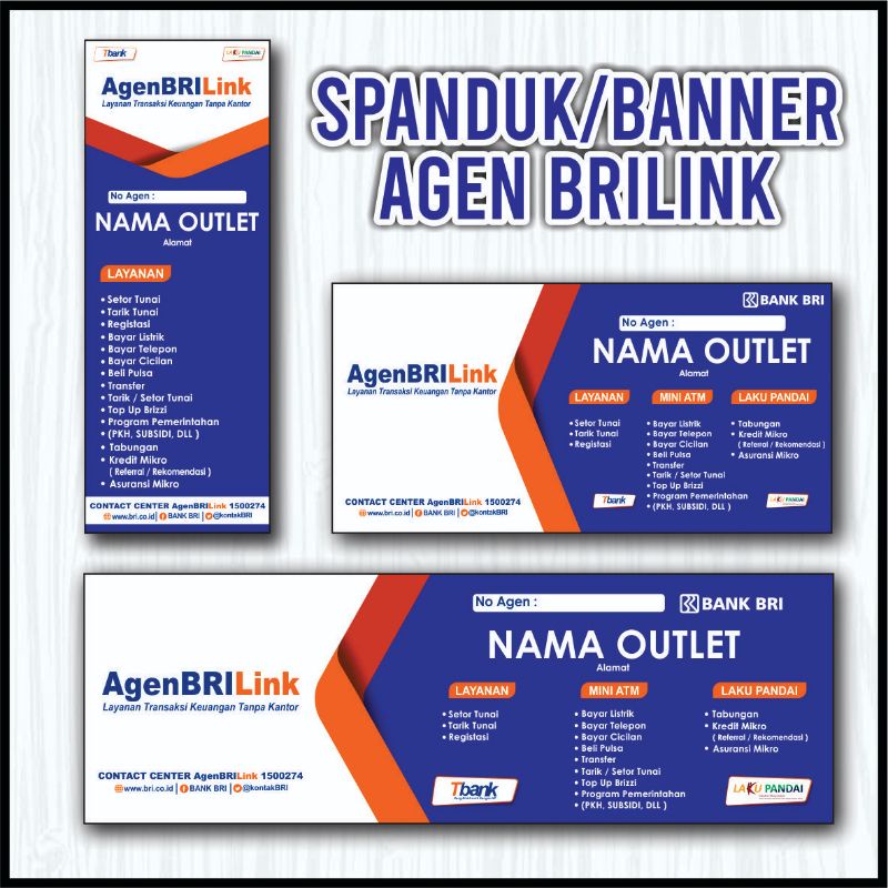 BANNER / SPANDUK AGEN BRILINK | 1 HARI JADI