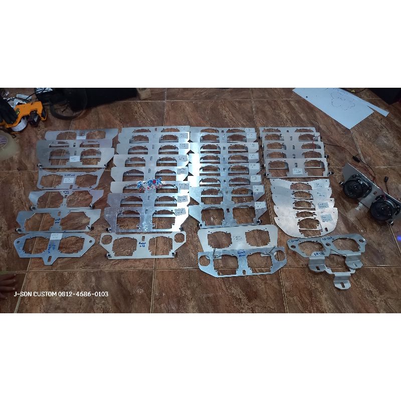 Braket Projie biled wst 2,5 inch Vario, nmax, aerox, beat, cb150r,