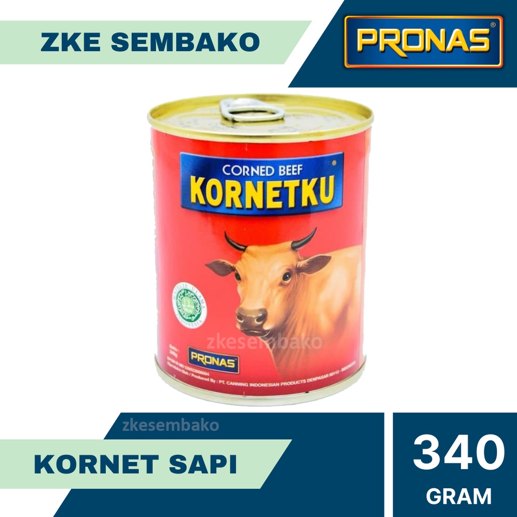 

Kornetku Kornet Daging Sapi Pronas 340 Gram