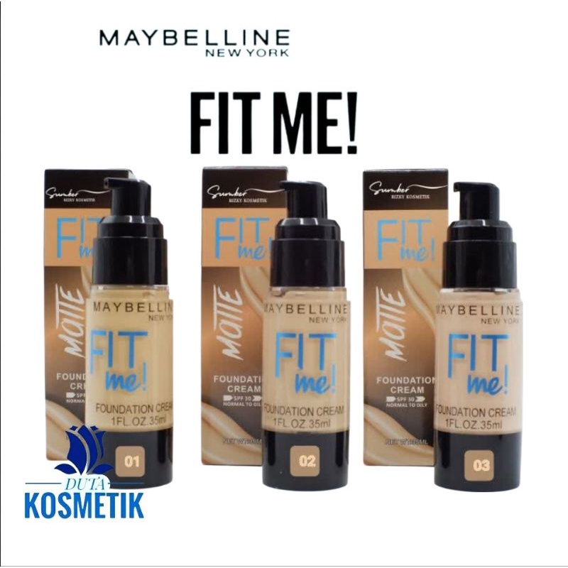 MAYBELLINE FIT ME FOUNDATION CREAM MATTE NEW