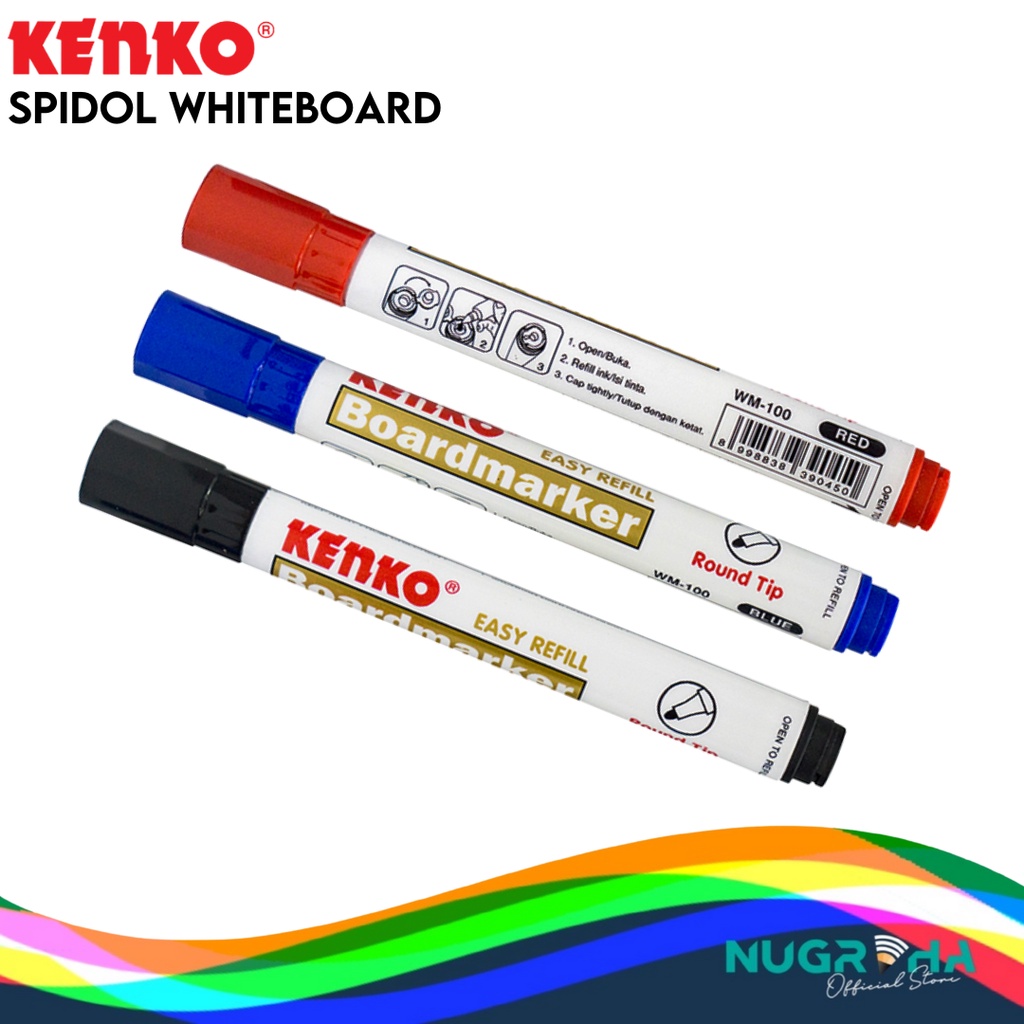 

Spidol Whiteboard KENKO WM100/Spidol Papan Tulis/WhiteBoard Marker