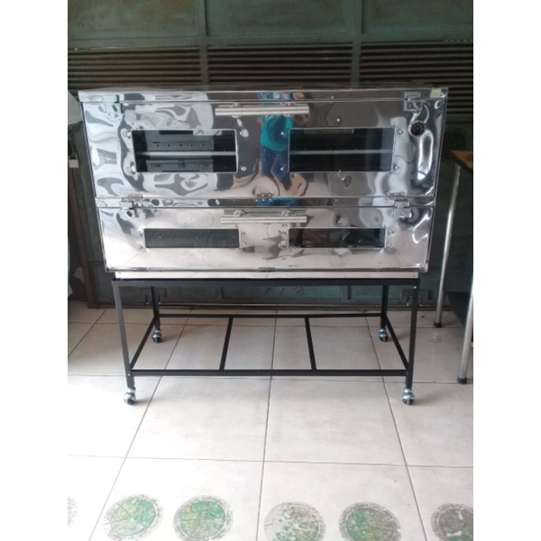 oven gas 100x55 stainless