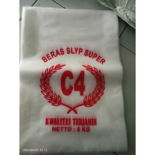 

plastik kemasan beras 5kg Cap C4