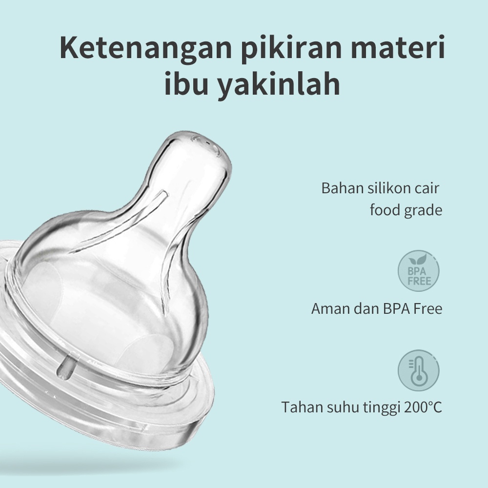 Lacoo Dot classic bayi silikon Dot bayi botol susu BPA free