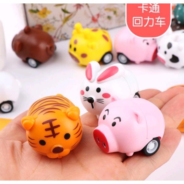 Mainan Mobil Animal PullBack