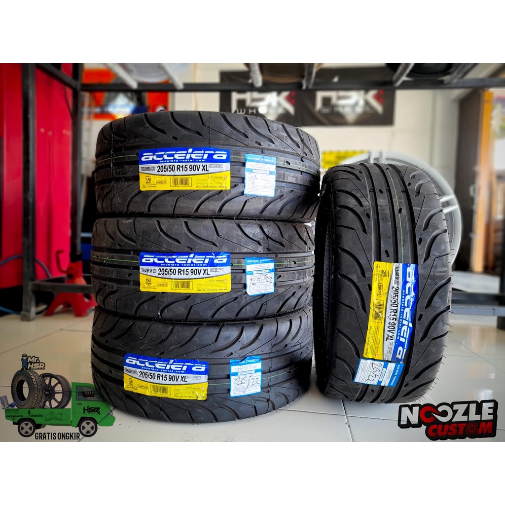 BAN SEMI SLICK R15 MEREK ACCELERA 205 50 R15 BAN MOBIL TUBLES SPORT
