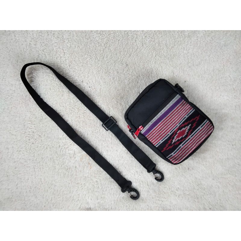 Tas slingbag tenun troso