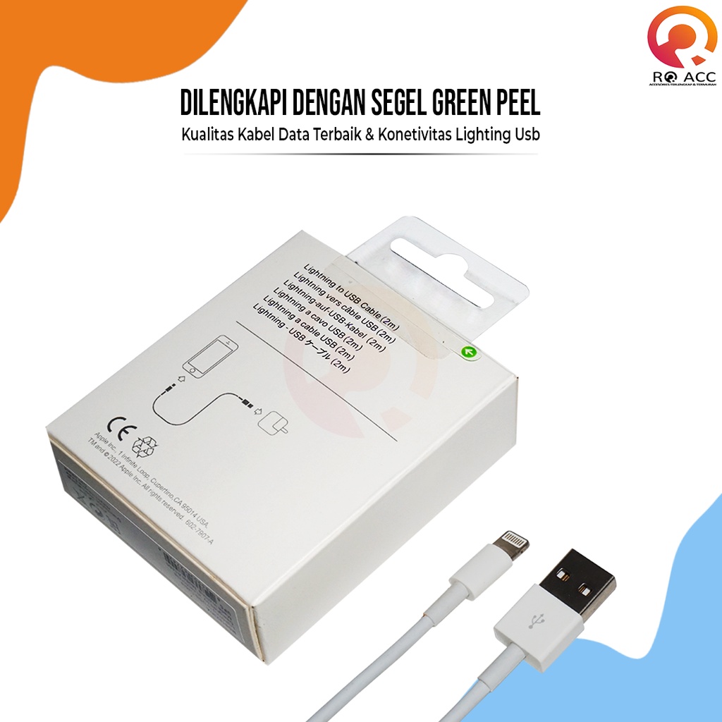 [RO ACC]  ORI99 2M KABEL DATA CHARGER 5 6 6+ 7 7+ 8 8+ X XR XS MAX