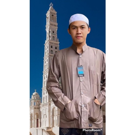 PakaianPria_Koko Ammu Asli_Baju Atasan pria_Baju muslim keren_Glosir koko ammu