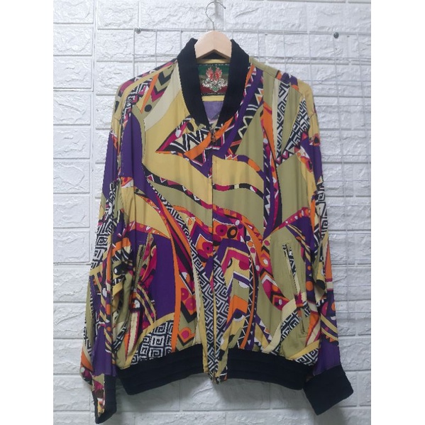 Jaket Vintage Fullprint 100% ( 80's/ 90's) Arsty Stuff