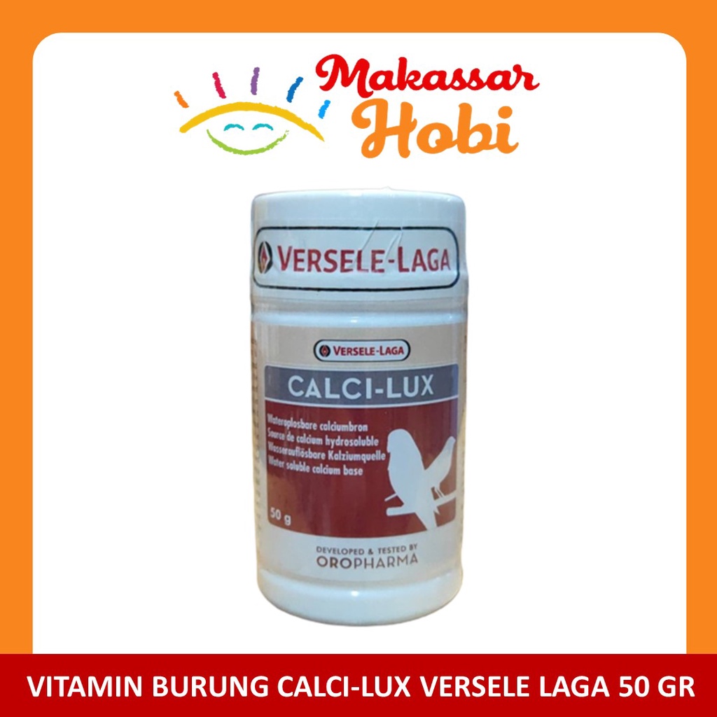 Calcilux Calci-Lux Versele Laga Vitamin Obat Suplemen Kalsium Burung