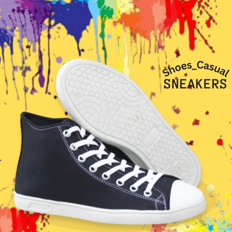 Sepatu Sekolah Pria Wanita Converse Tinggi Dan Pendek size 36-43 untuk PRIA dan WANITA // Sepatu SNAKERS Sekolah Anak