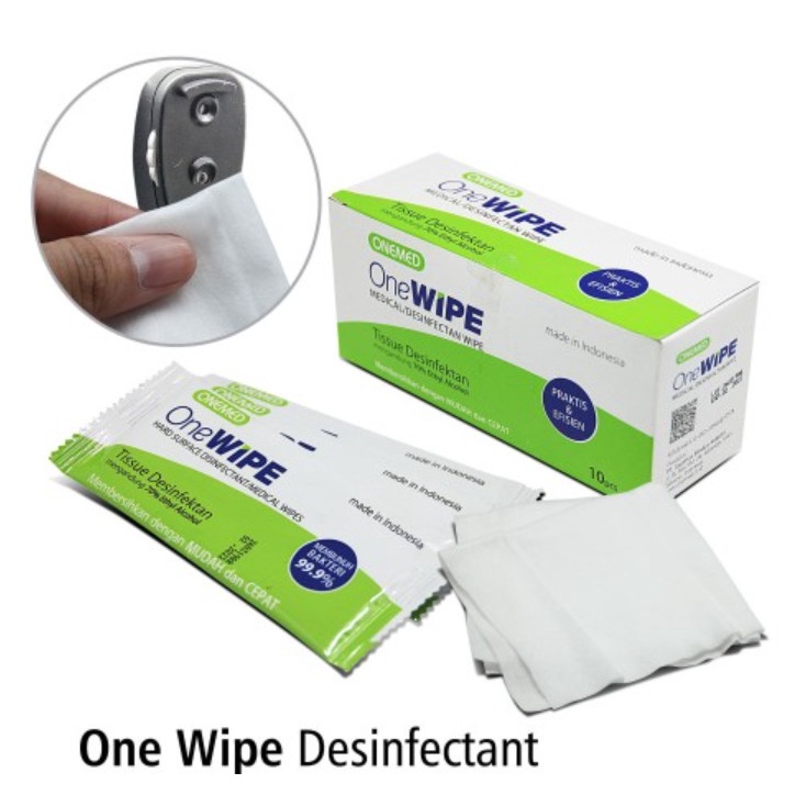 Willsen Tisu Tissue Disinfektan One Wipe ONEMED - 1 lbr