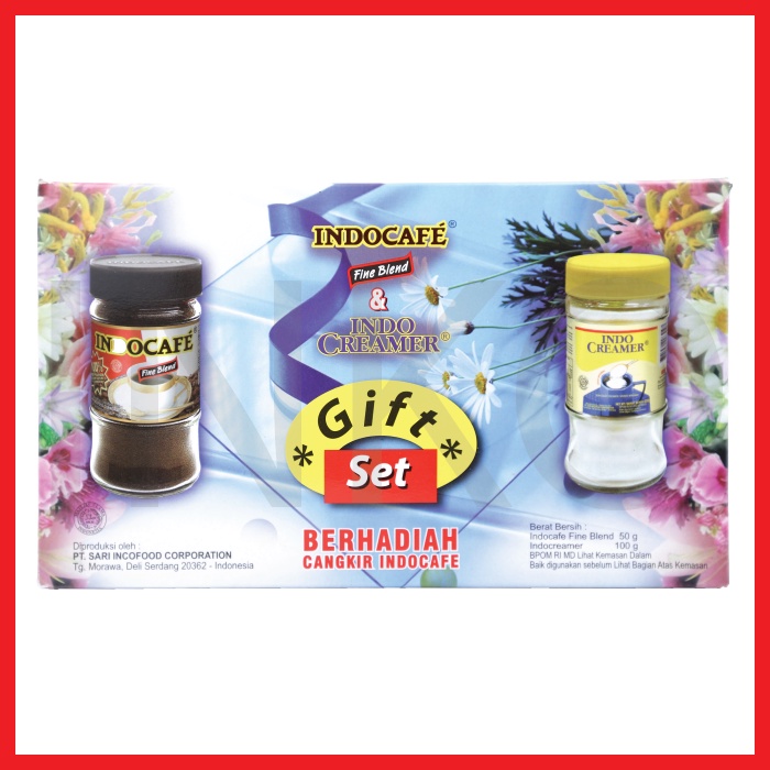 

INDOCAFE FINE BLEND INDOCREAMER GIFTSET COMPACT SET 150GR