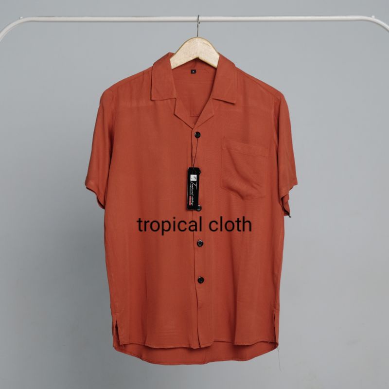 KEMEJA PENDEK VINTAGE T-SHIRT - HIJAU SAGE