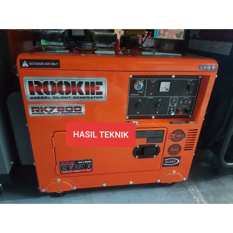 Mesin Generator Listrik Genset 5000 Watt / 7 KVA Disel Solar SILENT