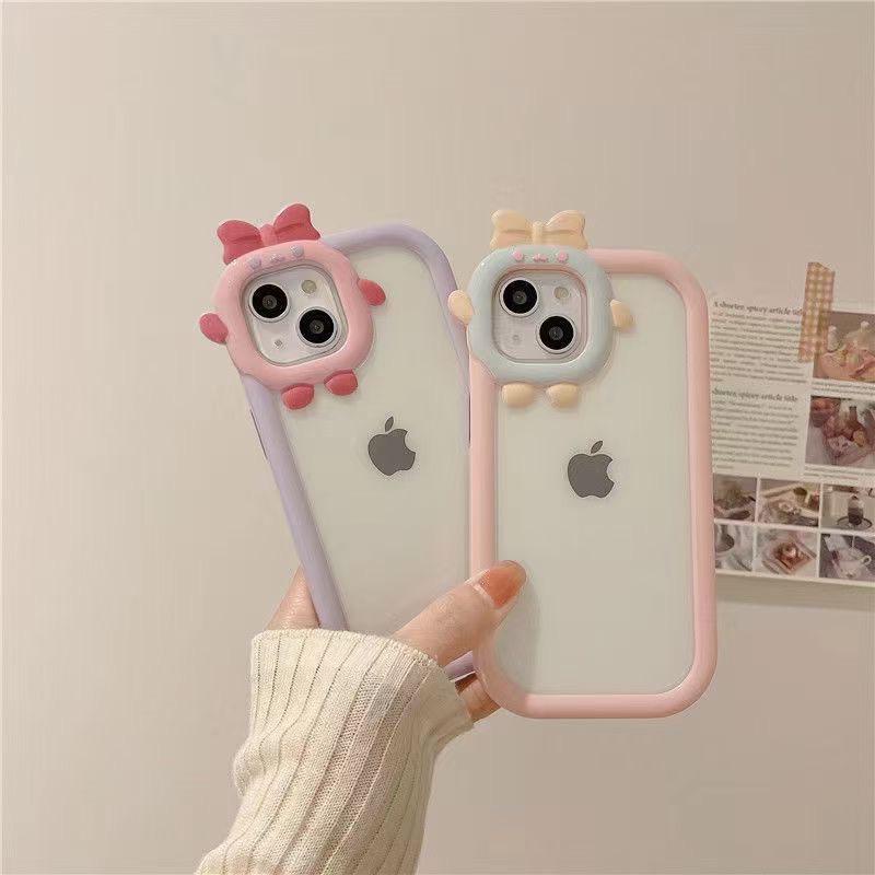 Casing RN Softcase pita ribbon for Iphone 6 6s X Xs Max 11 12 13 14 Pro Max 14+ 14 Plus