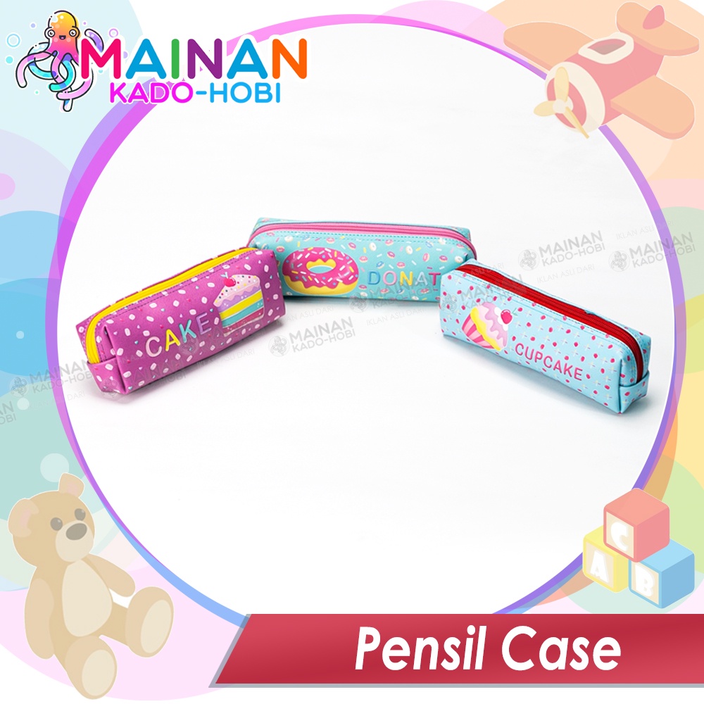 PERALATAN SEKOLAH PENCIL BAG KOTAK PENSIL KARAKTER LUCU ANAK PEREMPUAN